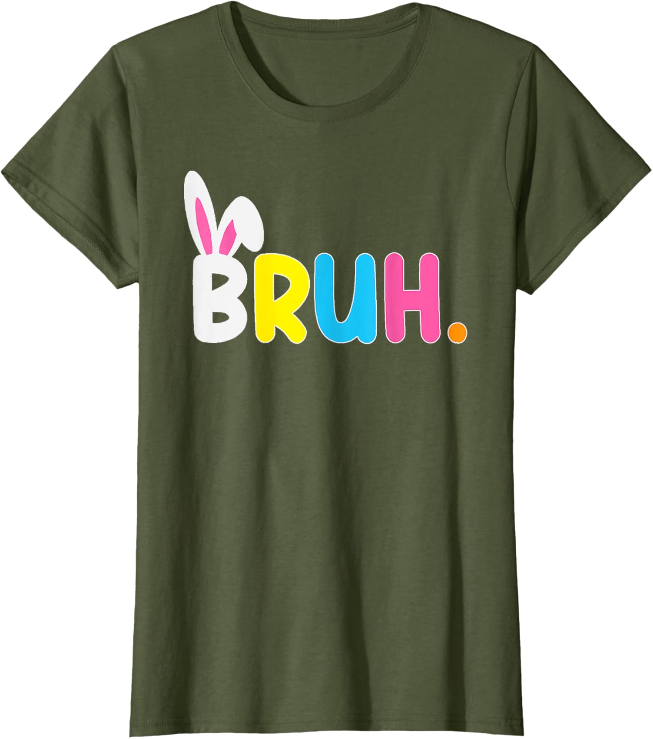 Bruh Meme Easter Day Funny Bunny Eggs Teens Boys Kids Men T-Shirt