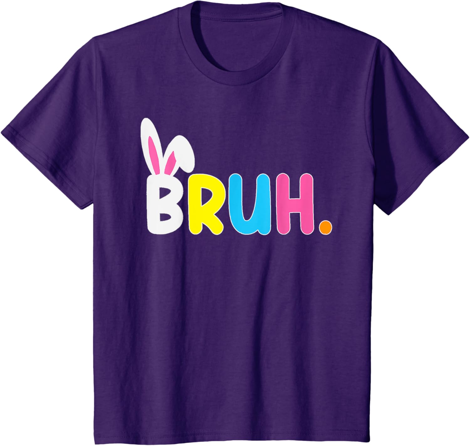 Bruh Meme Easter Day Funny Bunny Eggs Teens Boys Kids Men T-Shirt