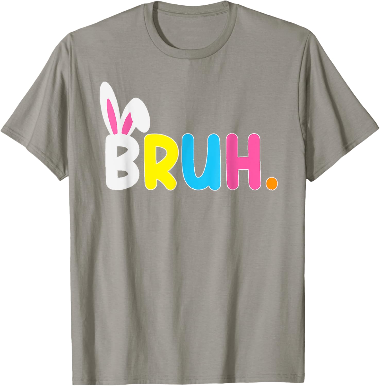 Bruh Meme Easter Day Funny Bunny Eggs Teens Boys Kids Men T-Shirt