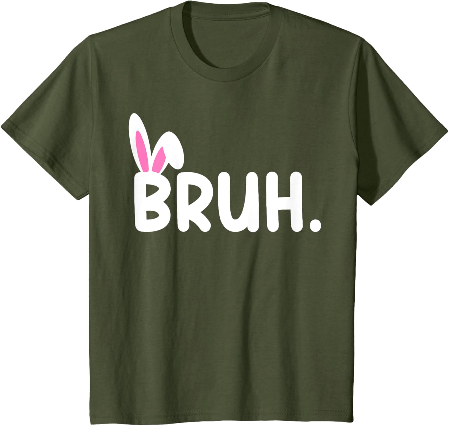 Bruh Meme Easter Day Funny Bunny Eggs Teens Boys Kids Men T-Shirt