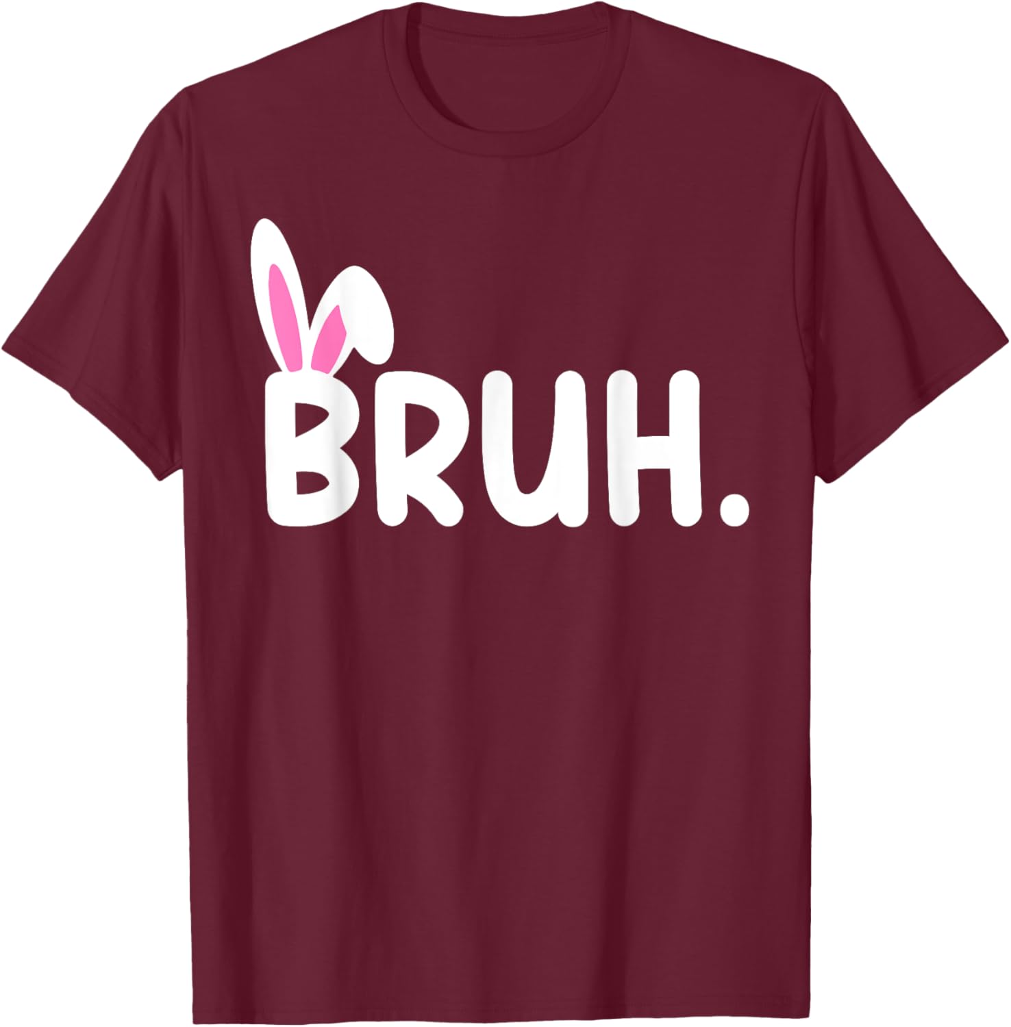 Bruh Meme Easter Day Funny Bunny Eggs Teens Boys Kids Men T-Shirt