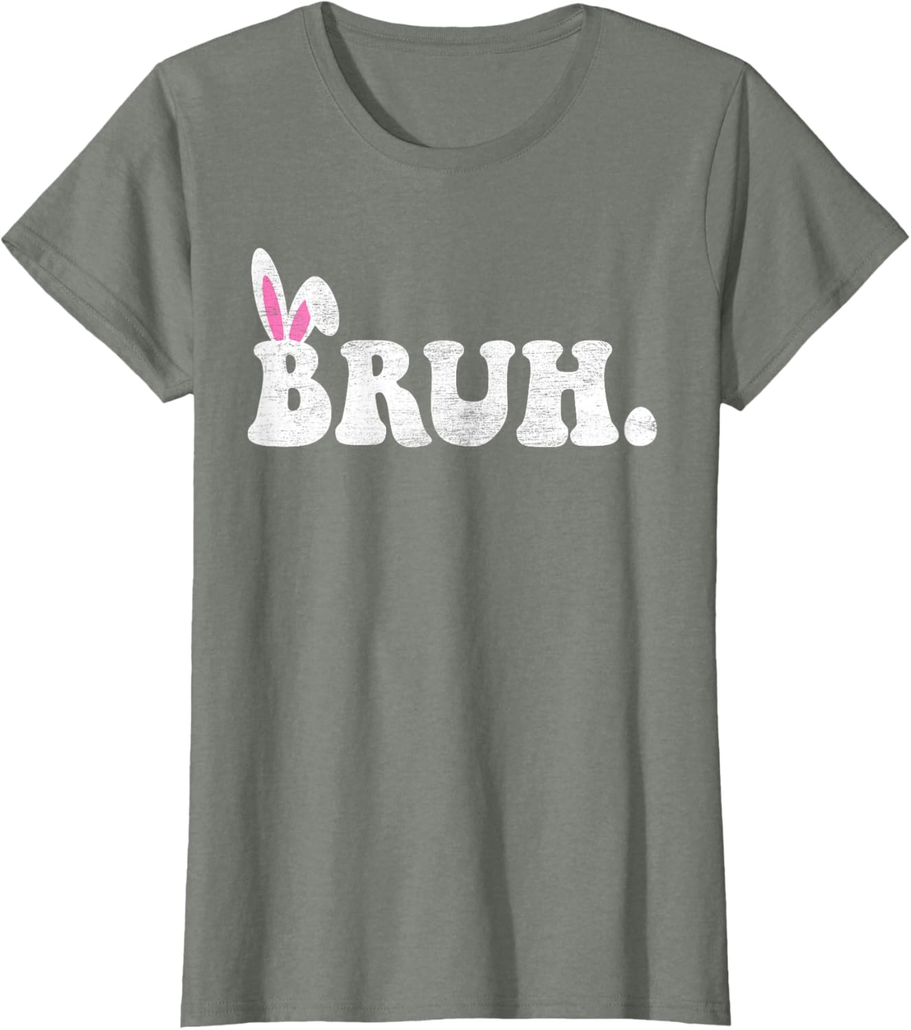 Bruh Meme Easter Day Funny Bunny Eggs Teens Boys Kids Men T-Shirt