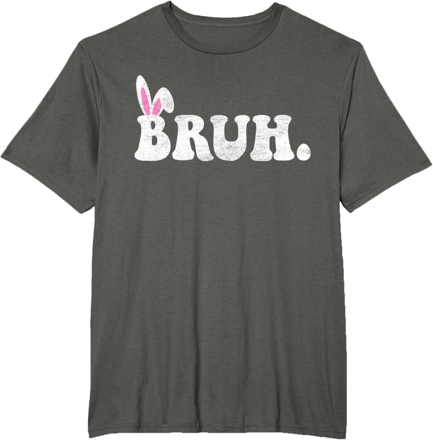 Bruh Meme Easter Day Funny Bunny Eggs Teens Boys Kids Men T-Shirt