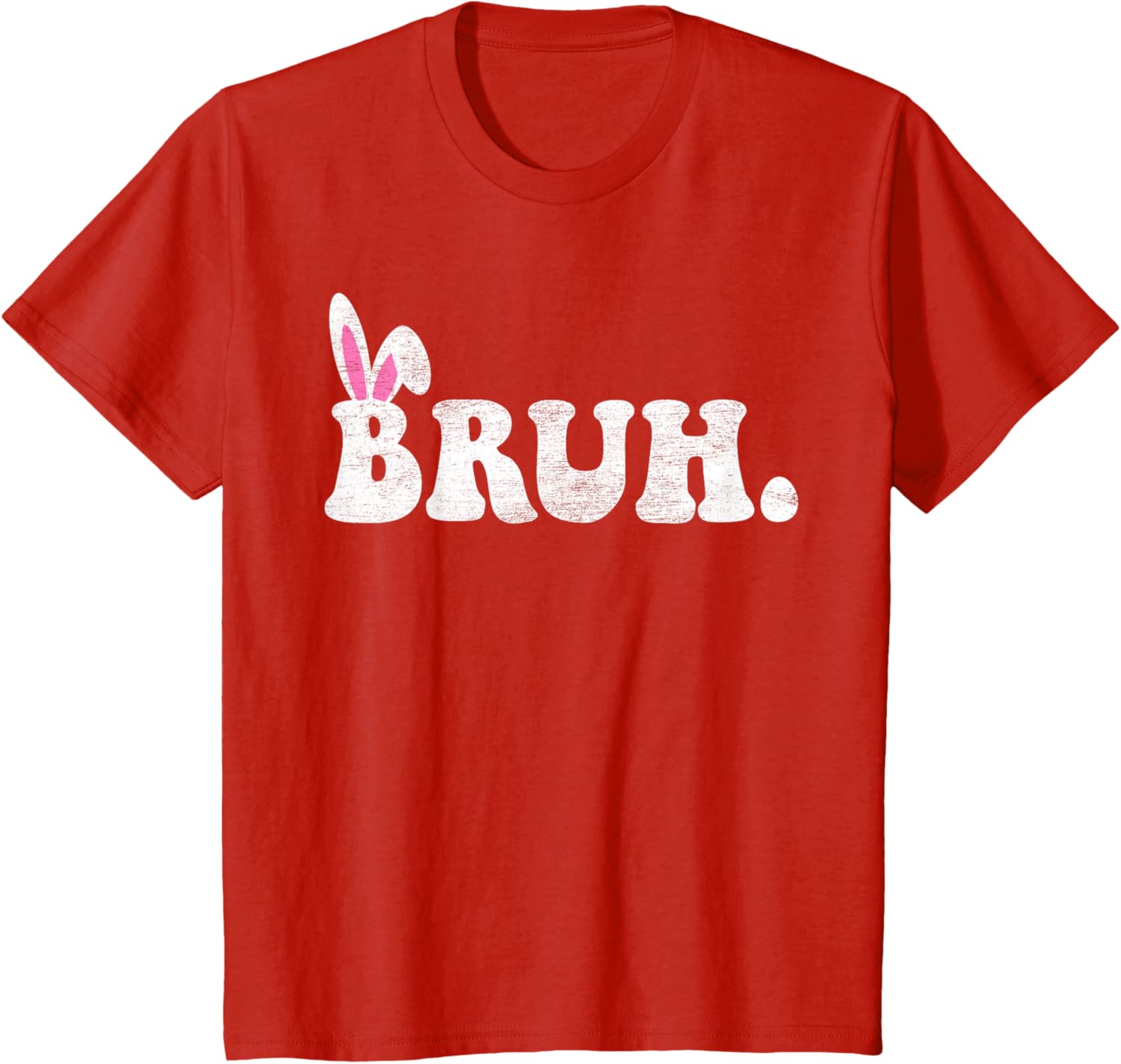 Bruh Meme Easter Day Funny Bunny Eggs Teens Boys Kids Men T-Shirt