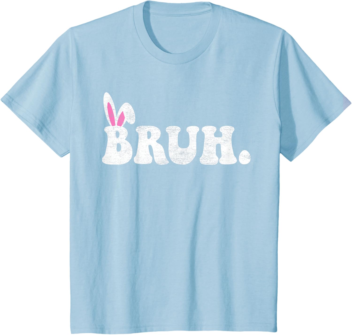 Bruh Meme Easter Day Funny Bunny Eggs Teens Boys Kids Men T-Shirt