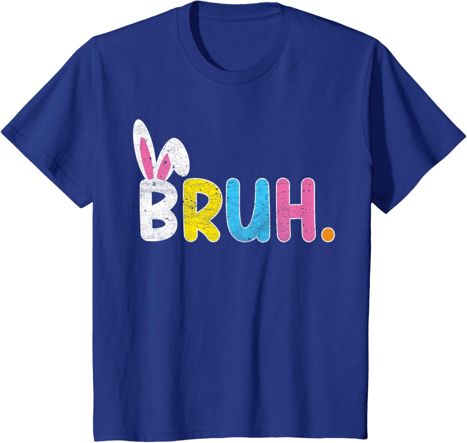 Bruh Meme Easter Day Funny Bunny Eggs Teens Boys Kids Men T-Shirt