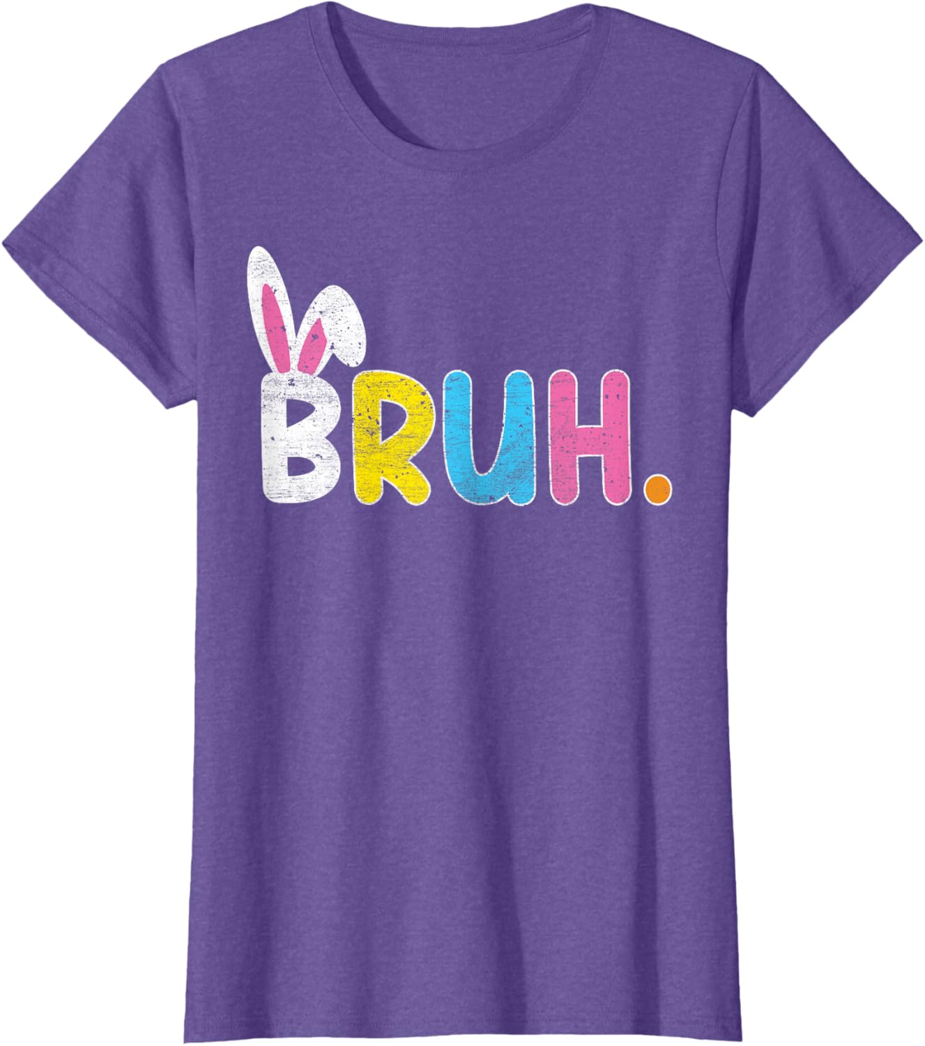 Bruh Meme Easter Day Funny Bunny Eggs Teens Boys Kids Men T-Shirt