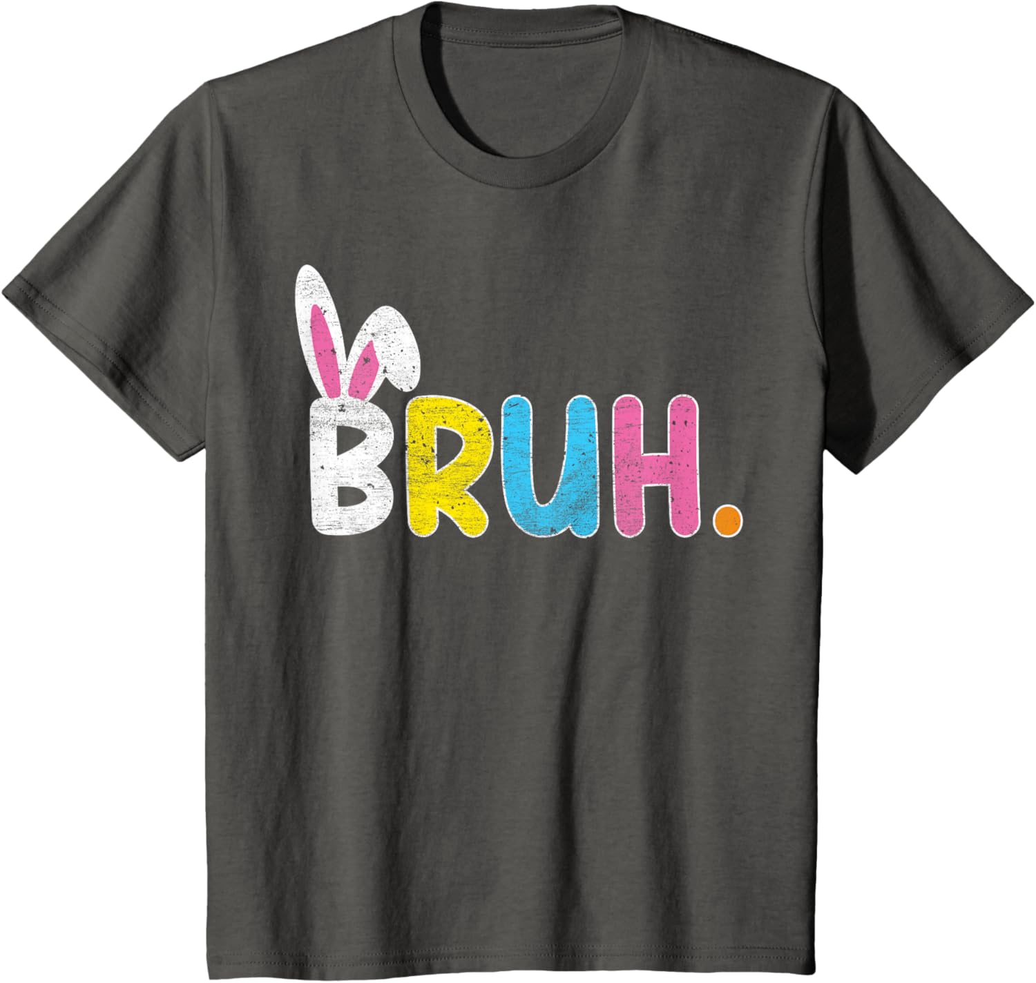 Bruh Meme Easter Day Funny Bunny Eggs Teens Boys Kids Men T-Shirt