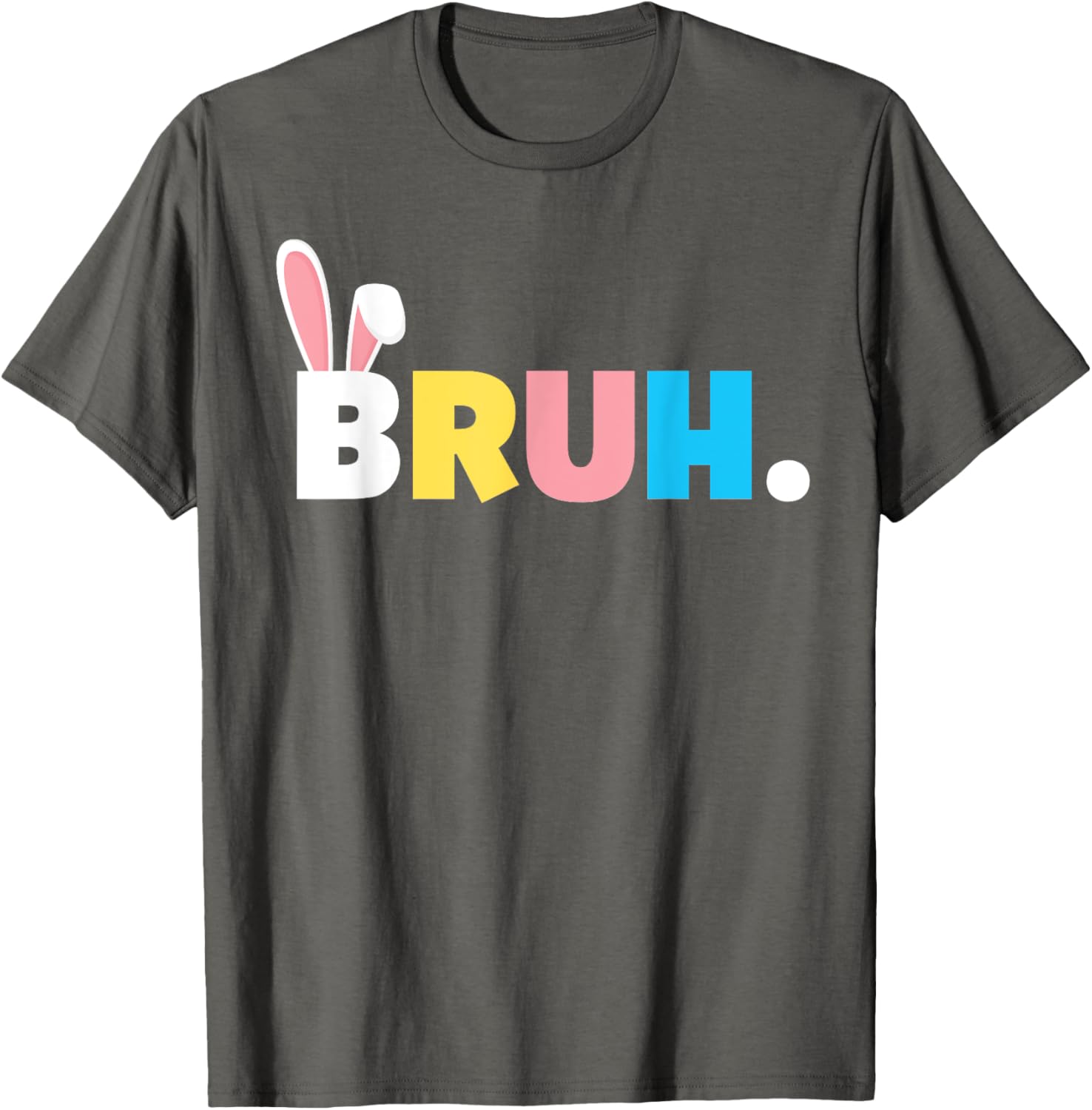 Bruh Meme Easter Day Funny Bunny Eggs Teens Boys Kids Men T-Shirt