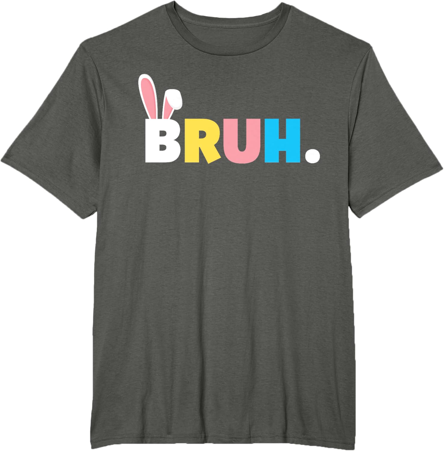 Bruh Meme Easter Day Funny Bunny Eggs Teens Boys Kids Men T-Shirt