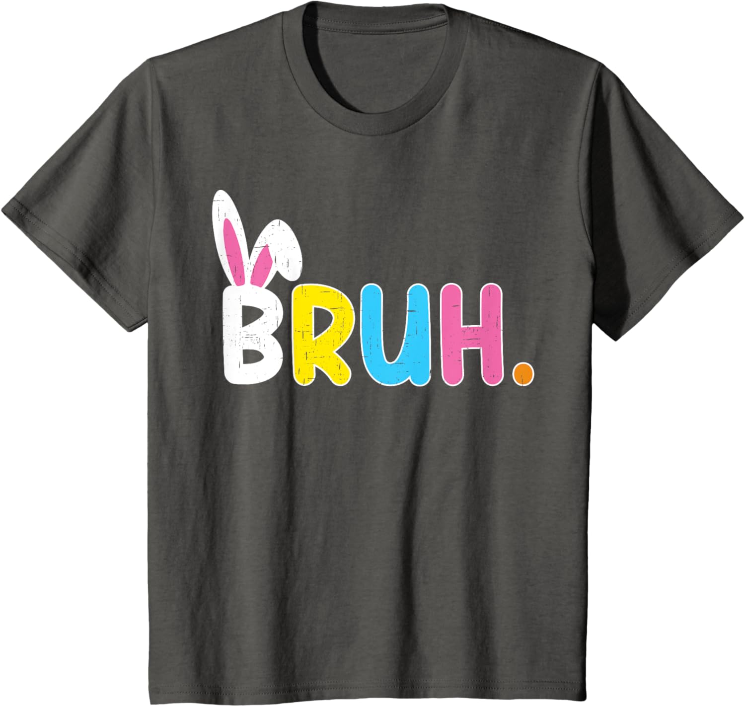 Bruh Meme Easter Day Funny Bunny Eggs Teens Boys Kids Men T-Shirt