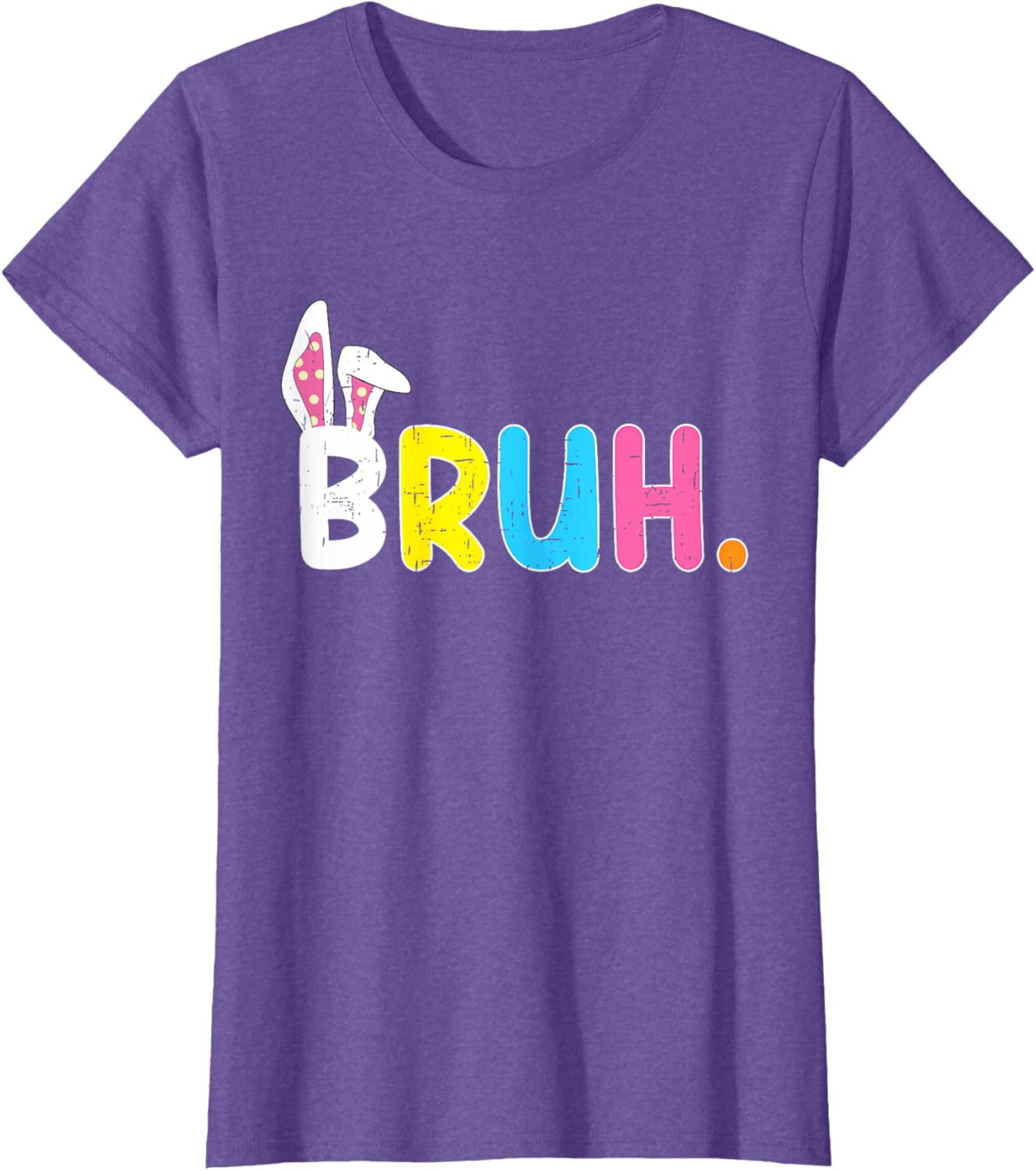 Bruh Meme Easter Day Funny Bunny Eggs Teens Boys Kids Men T-Shirt