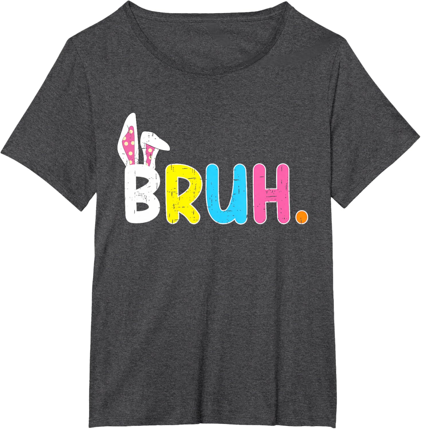 Bruh Meme Easter Day Funny Bunny Eggs Teens Boys Kids Men T-Shirt