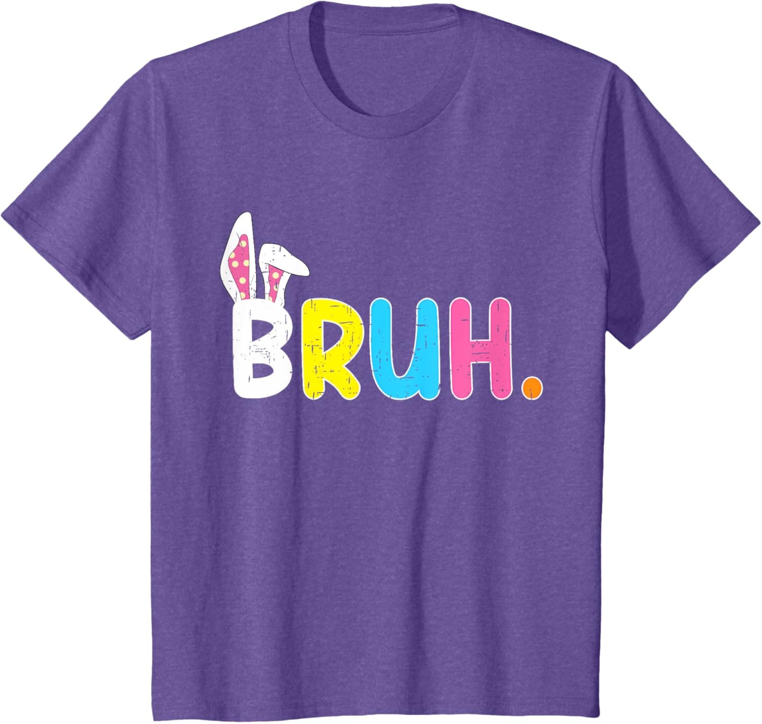 Bruh Meme Easter Day Funny Bunny Eggs Teens Boys Kids Men T-Shirt