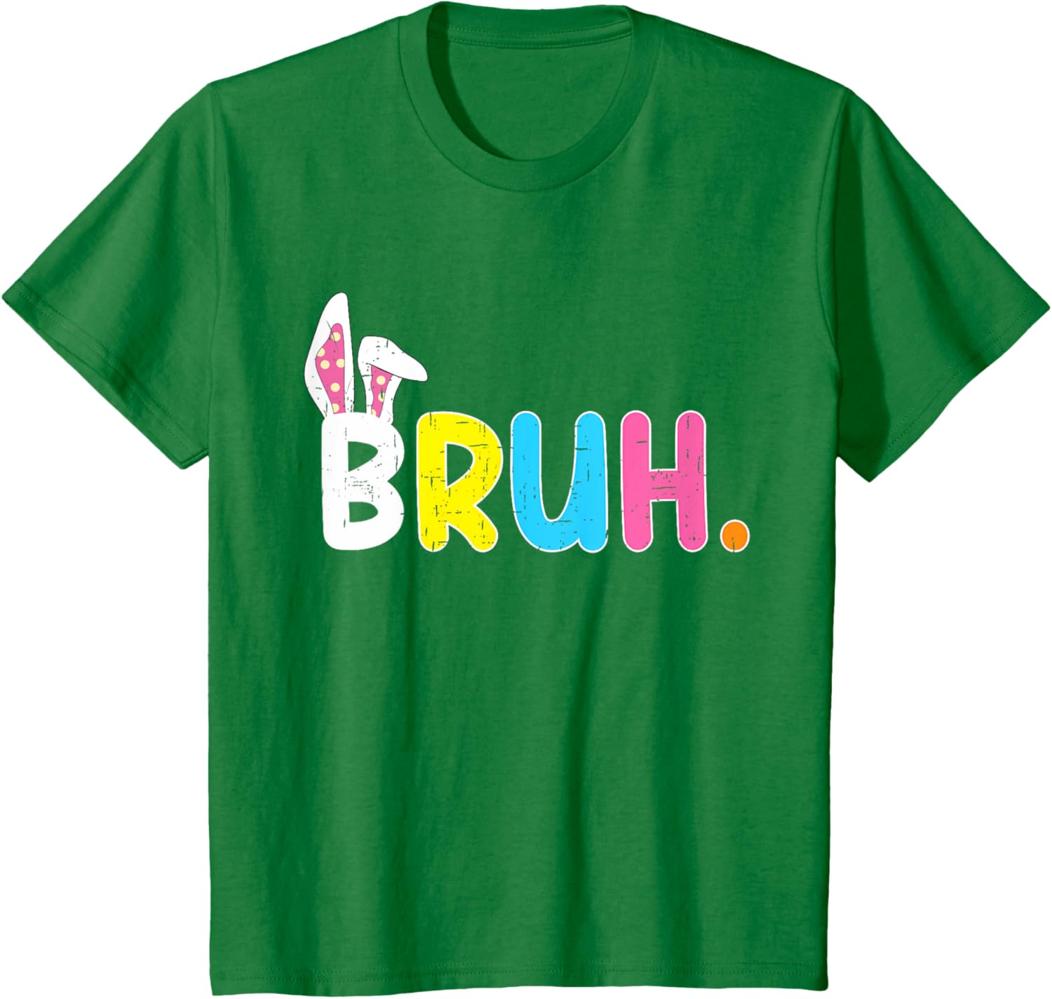 Bruh Meme Easter Day Funny Bunny Eggs Teens Boys Kids Men T-Shirt