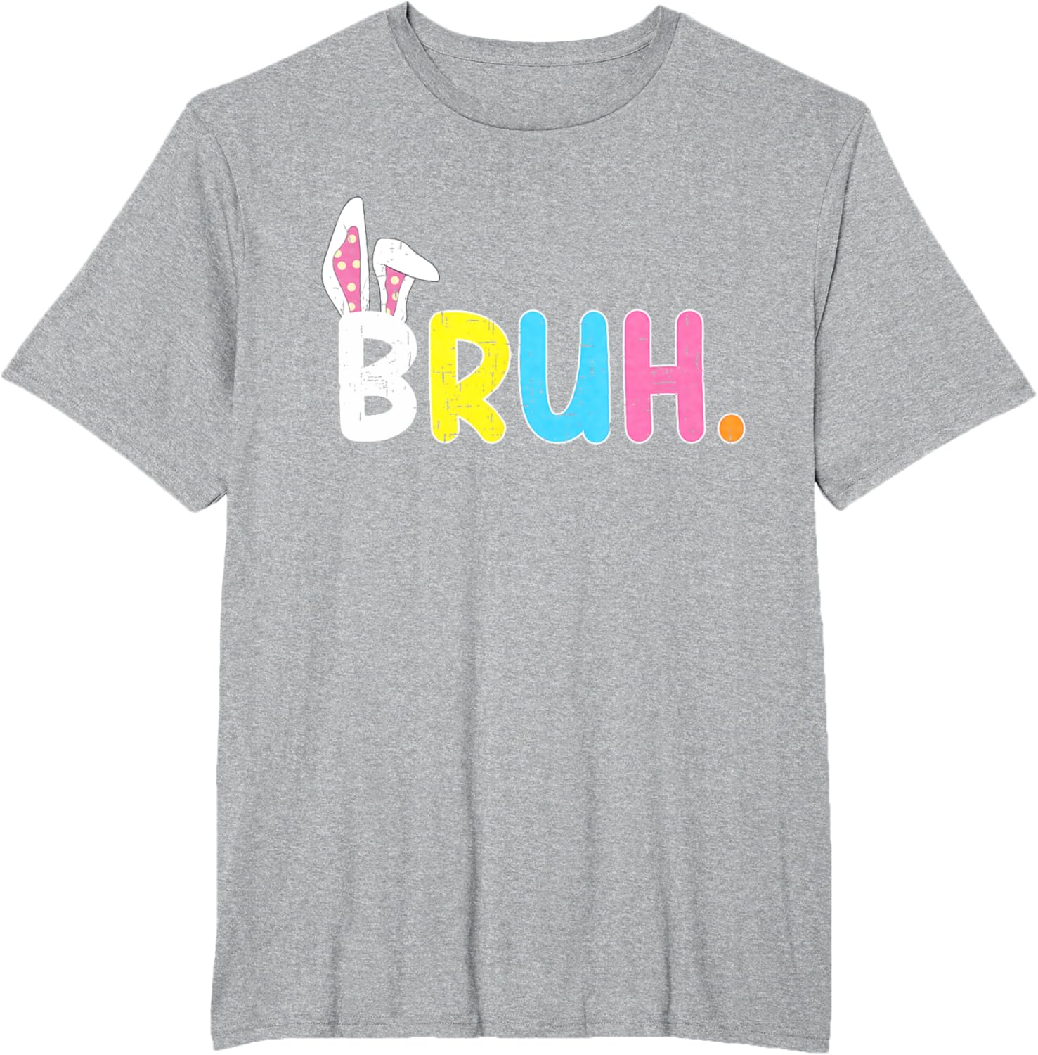 Bruh Meme Easter Day Funny Bunny Eggs Teens Boys Kids Men T-Shirt