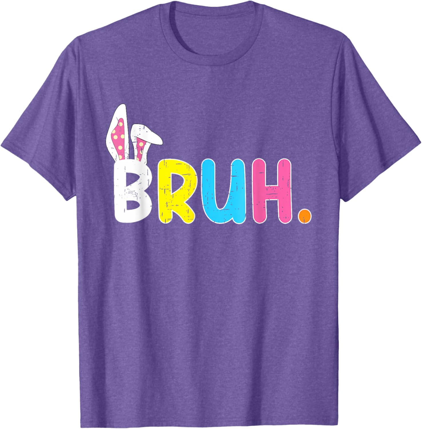 Bruh Meme Easter Day Funny Bunny Eggs Teens Boys Kids Men T-Shirt