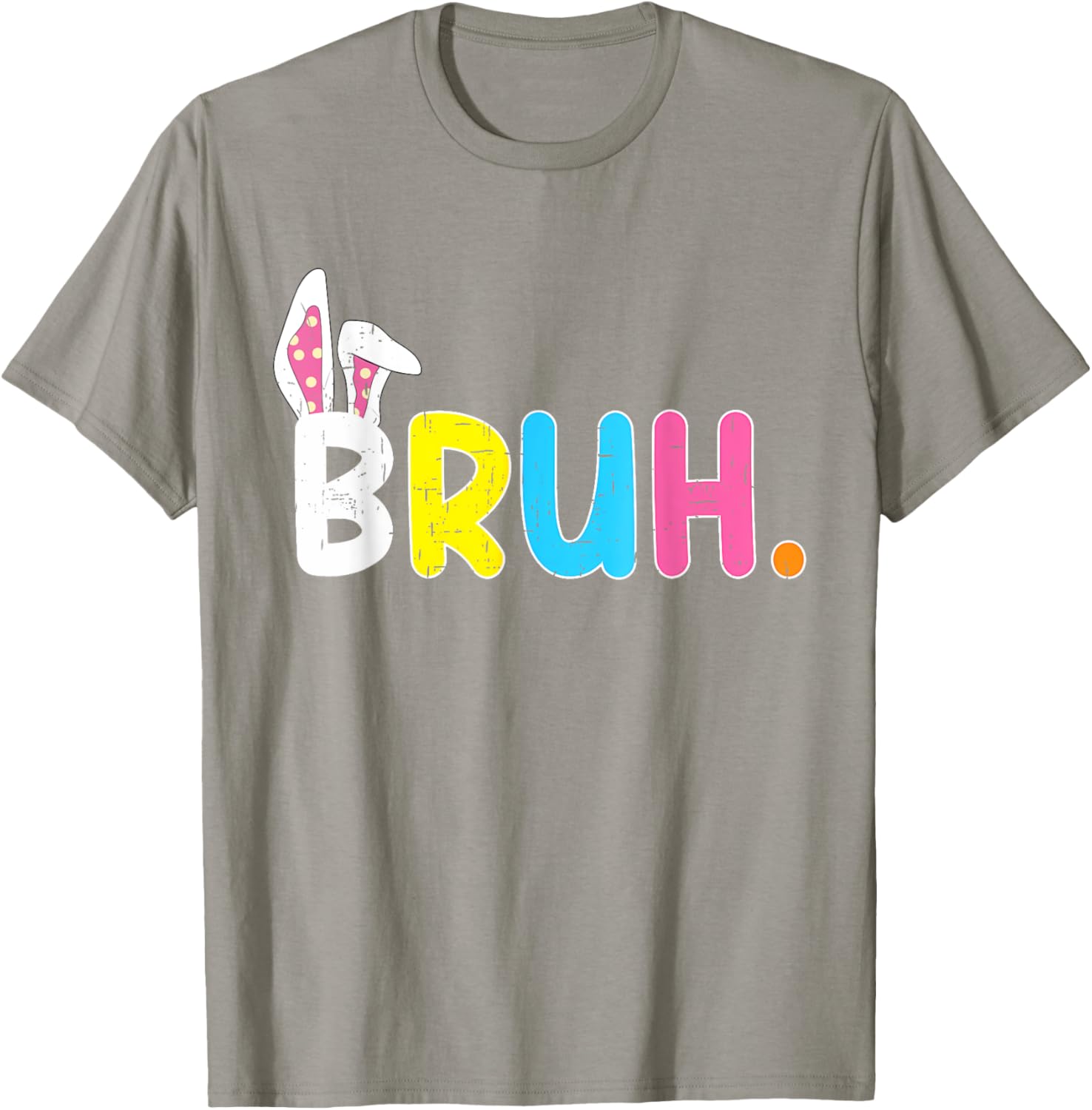 Bruh Meme Easter Day Funny Bunny Eggs Teens Boys Kids Men T-Shirt