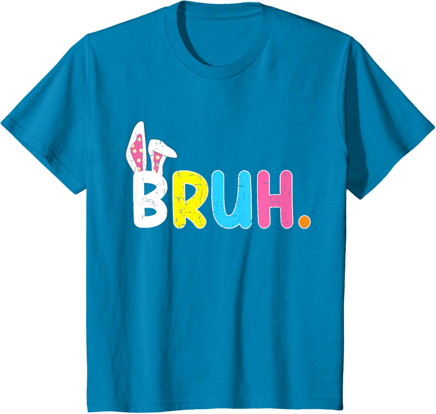 Bruh Meme Easter Day Funny Bunny Eggs Teens Boys Kids Men T-Shirt