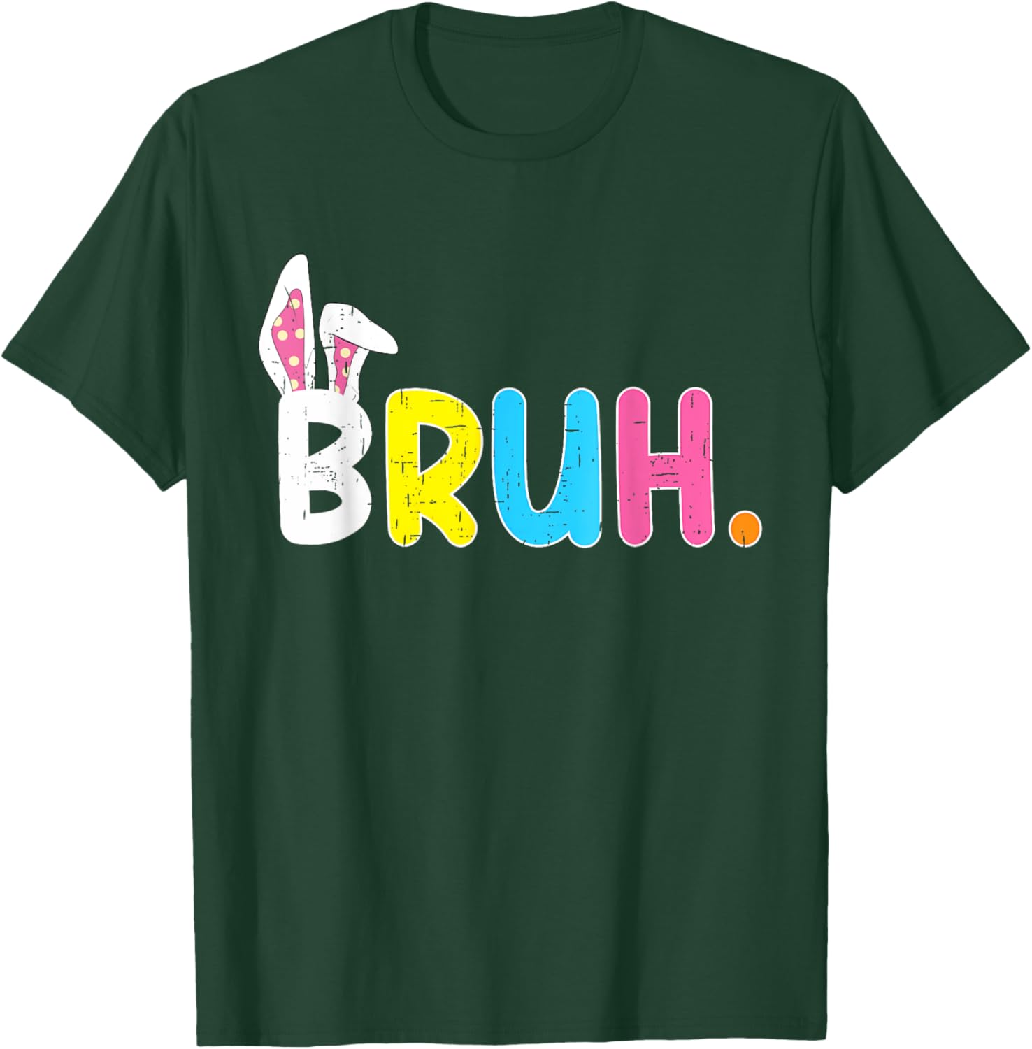 Bruh Meme Easter Day Funny Bunny Eggs Teens Boys Kids Men T-Shirt