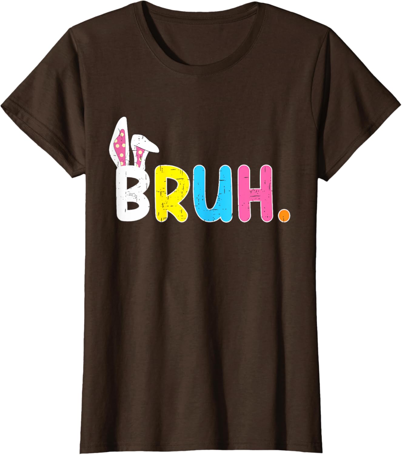 Bruh Meme Easter Day Funny Bunny Eggs Teens Boys Kids Men T-Shirt