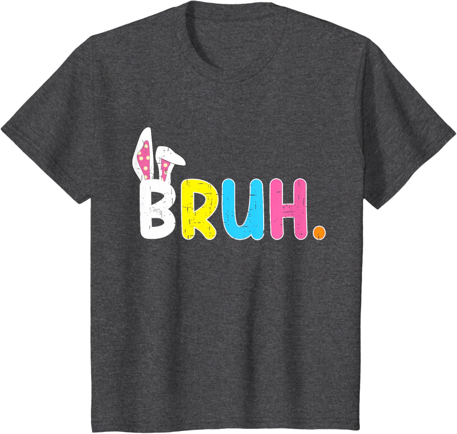 Bruh Meme Easter Day Funny Bunny Eggs Teens Boys Kids Men T-Shirt