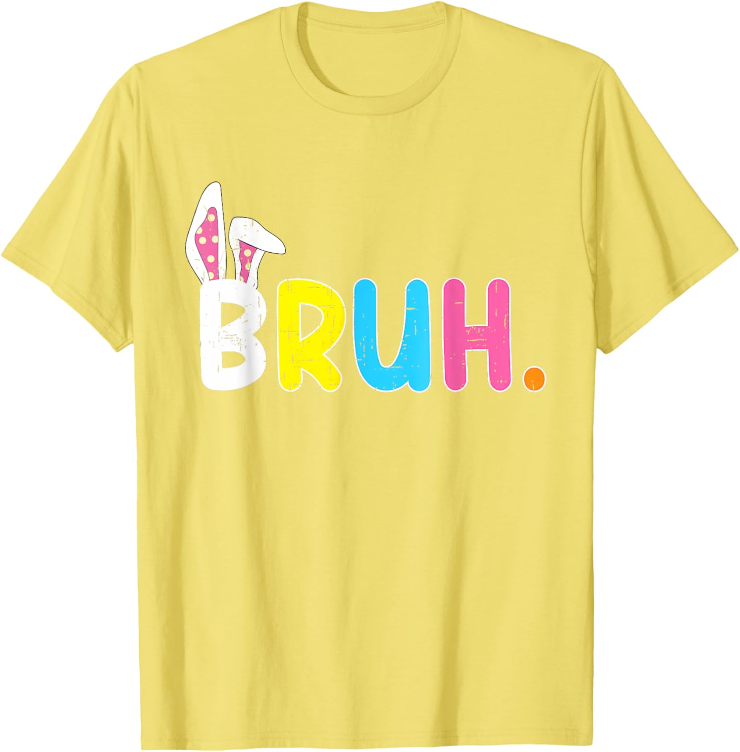 Bruh Meme Easter Day Funny Bunny Eggs Teens Boys Kids Men T-Shirt