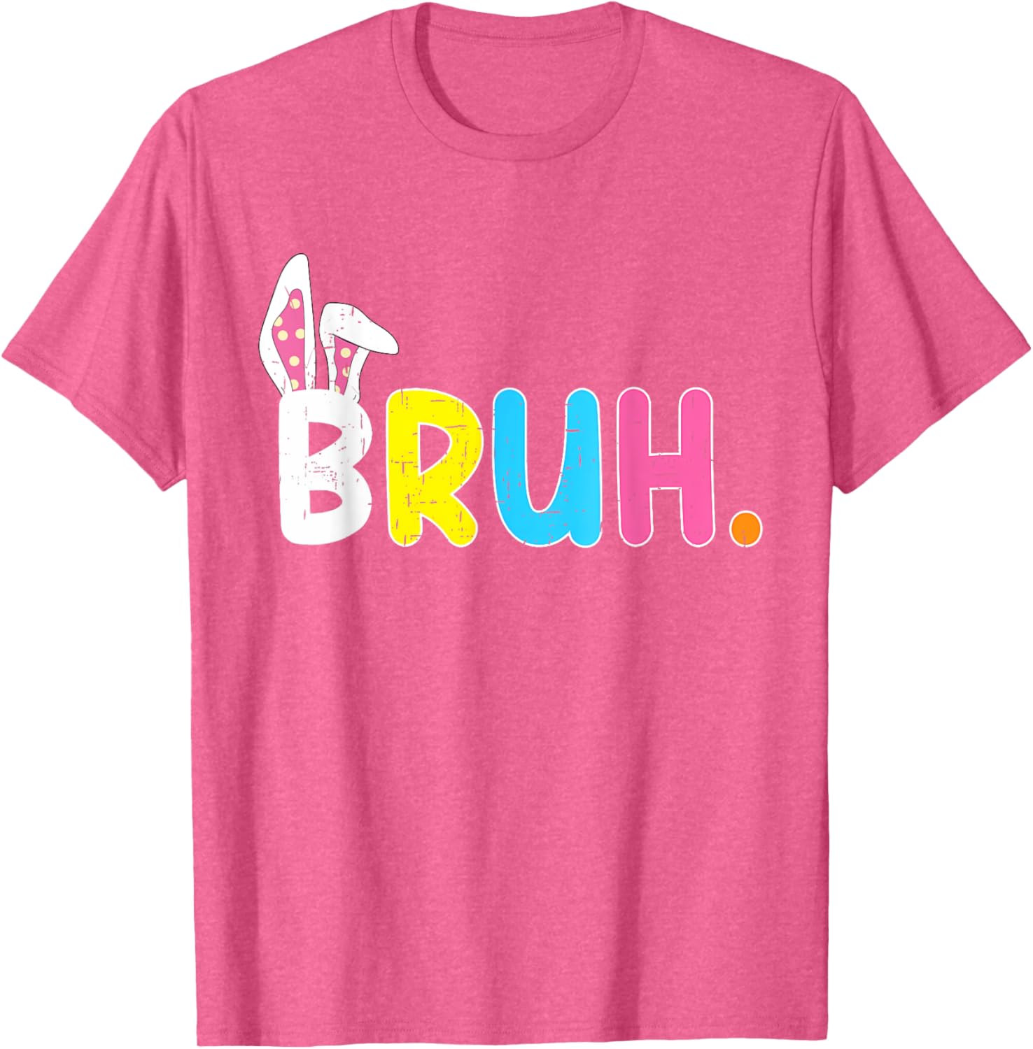 Bruh Meme Easter Day Funny Bunny Eggs Teens Boys Kids Men T-Shirt