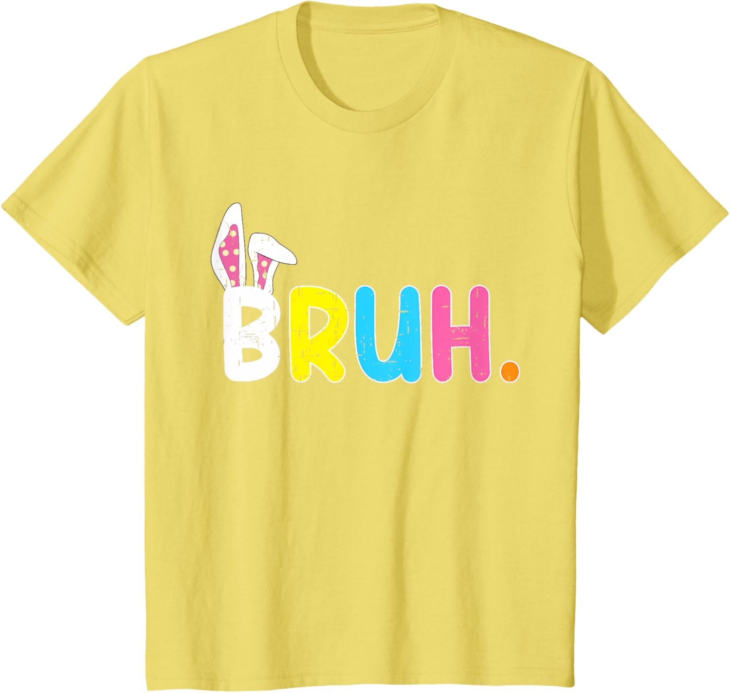 Bruh Meme Easter Day Funny Bunny Eggs Teens Boys Kids Men T-Shirt