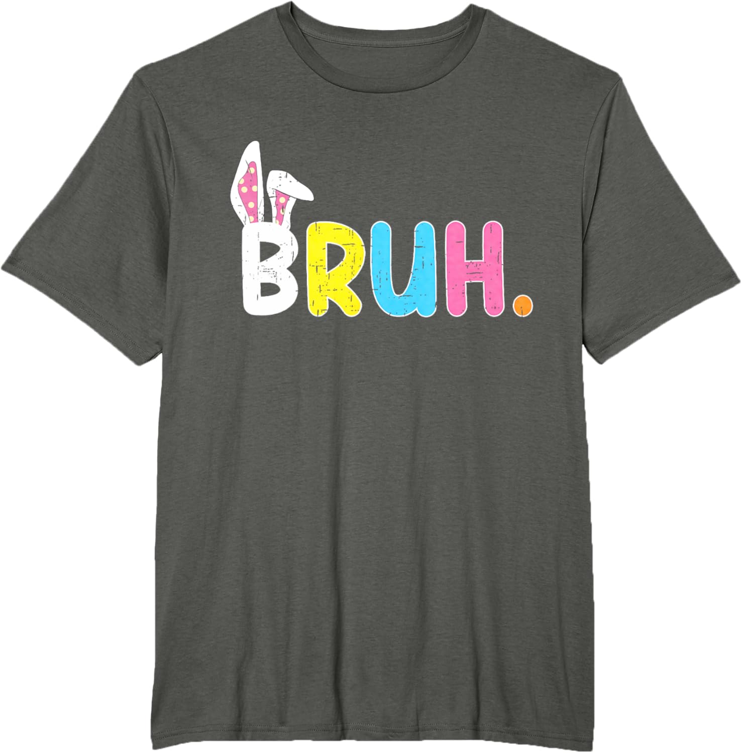 Bruh Meme Easter Day Funny Bunny Eggs Teens Boys Kids Men T-Shirt