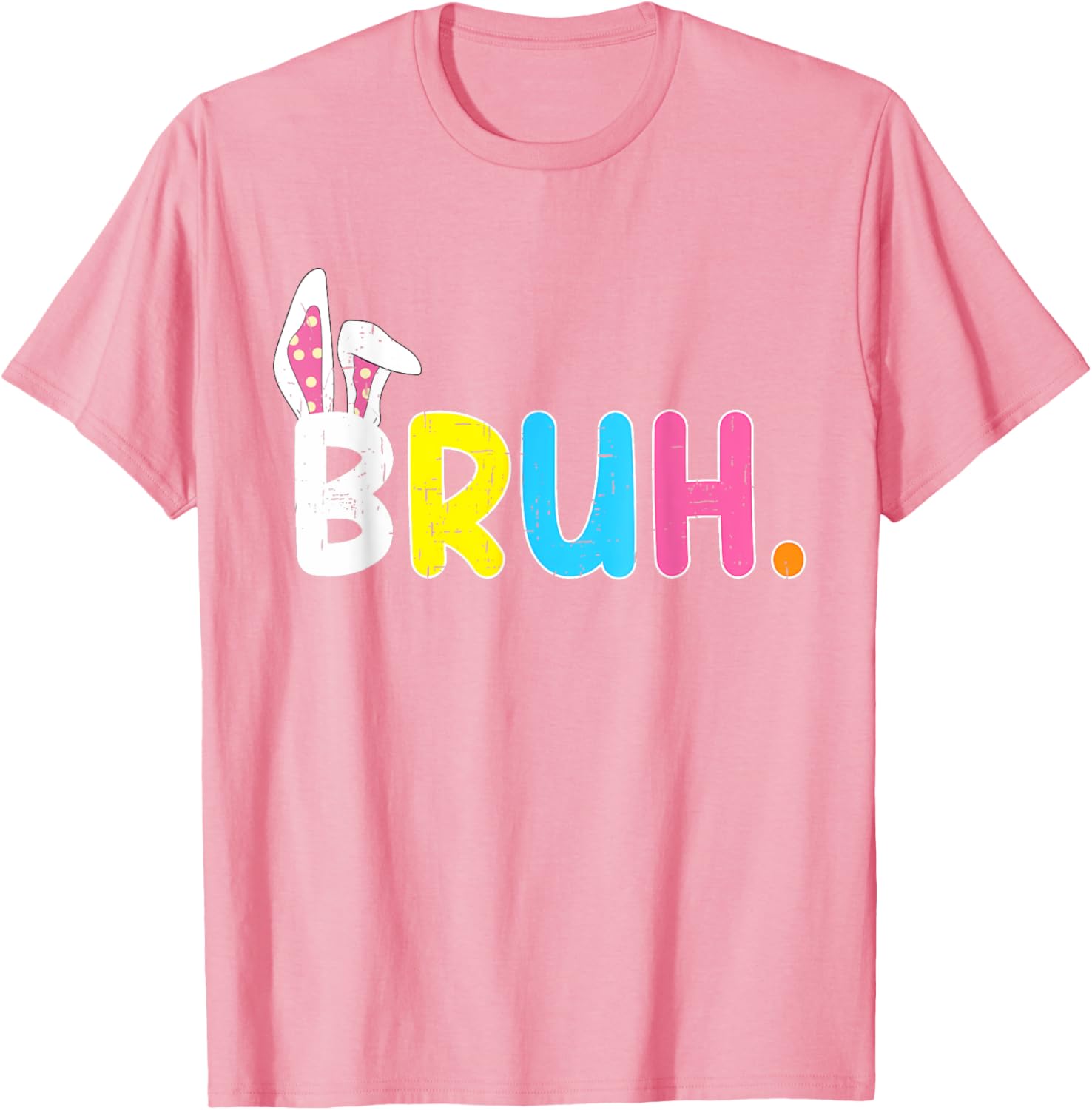 Bruh Meme Easter Day Funny Bunny Eggs Teens Boys Kids Men T-Shirt