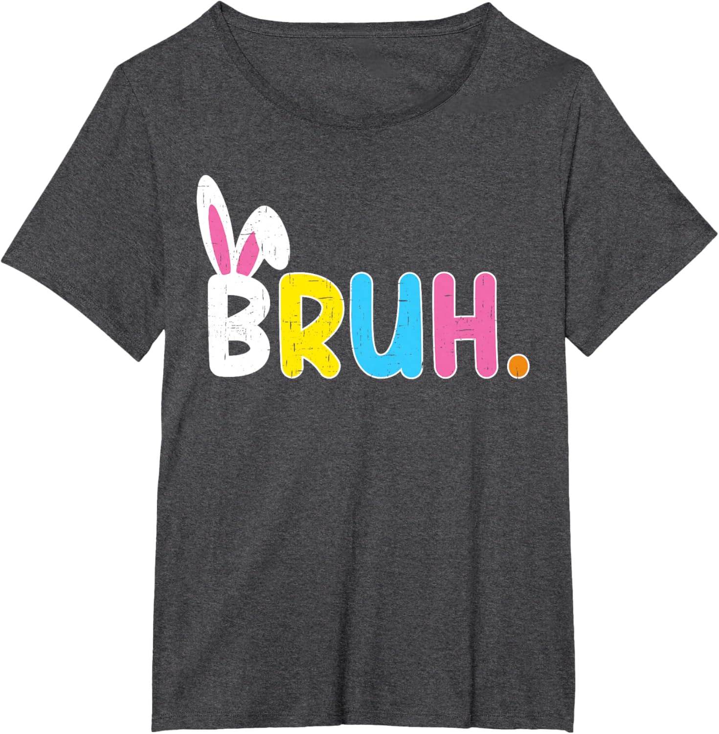 Bruh Meme Easter Day Funny Bunny Eggs Teens Boys Kids Men T-Shirt