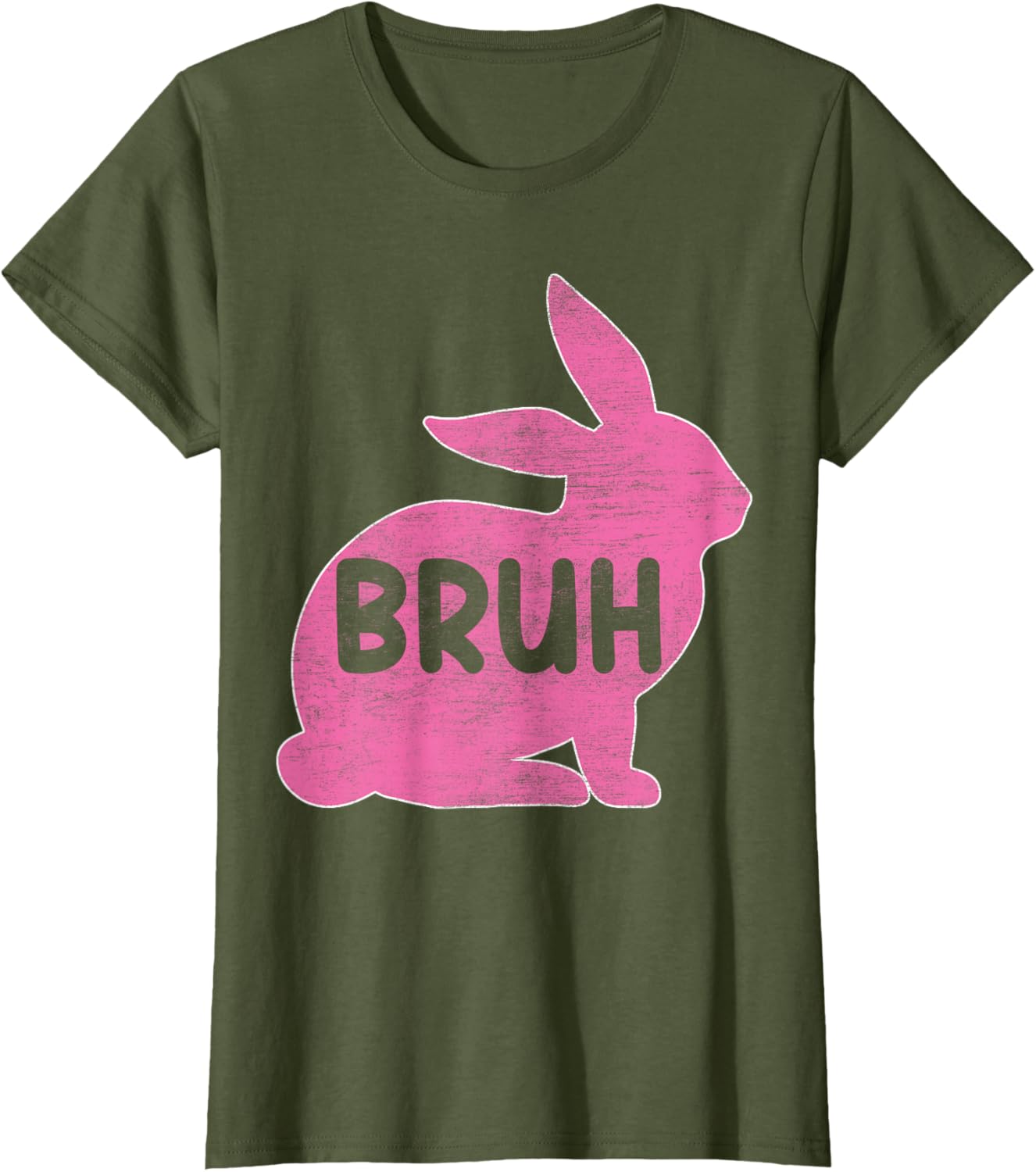 Bruh Meme Easter Day Funny Bunny Eggs Teens Boys Kids Men T-Shirt