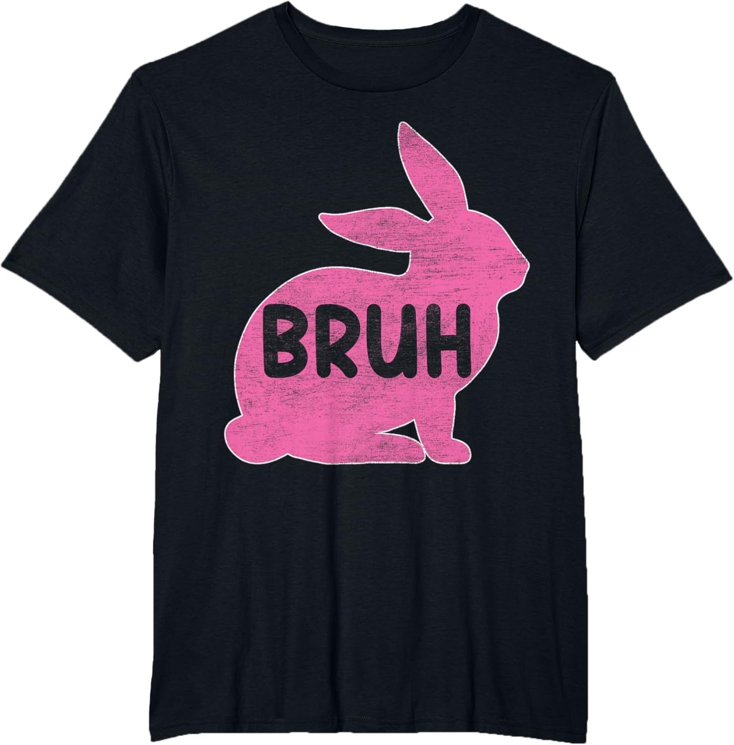 Bruh Meme Easter Day Funny Bunny Eggs Teens Boys Kids Men T-Shirt