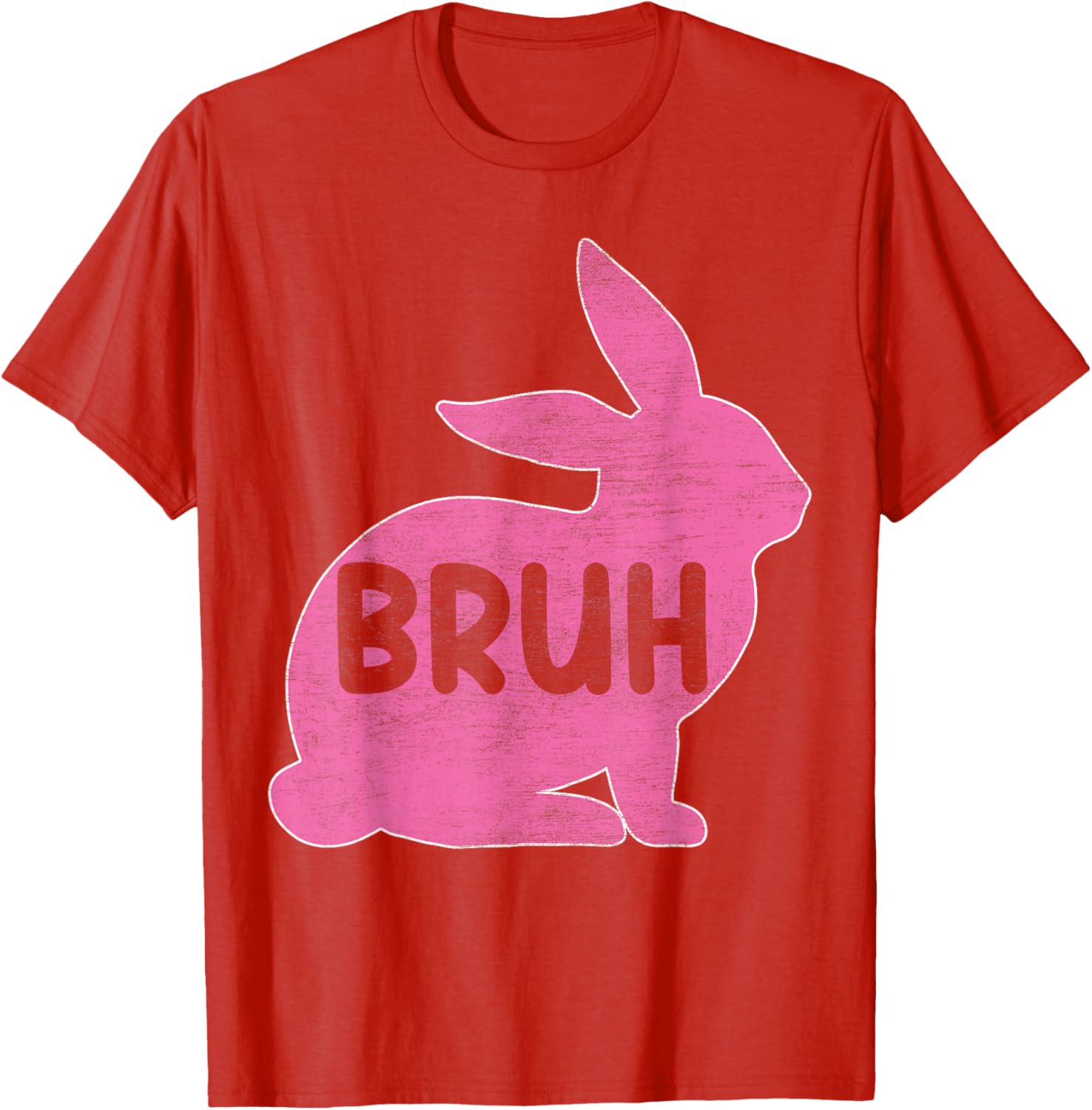 Bruh Meme Easter Day Funny Bunny Eggs Teens Boys Kids Men T-Shirt