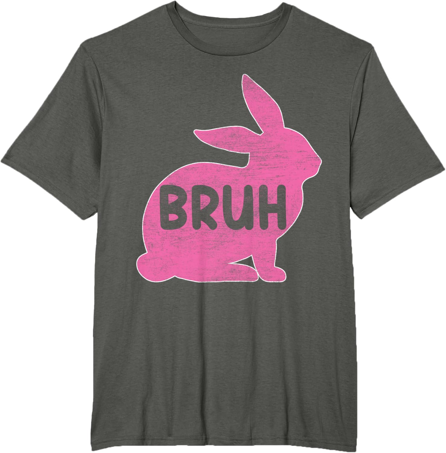 Bruh Meme Easter Day Funny Bunny Eggs Teens Boys Kids Men T-Shirt