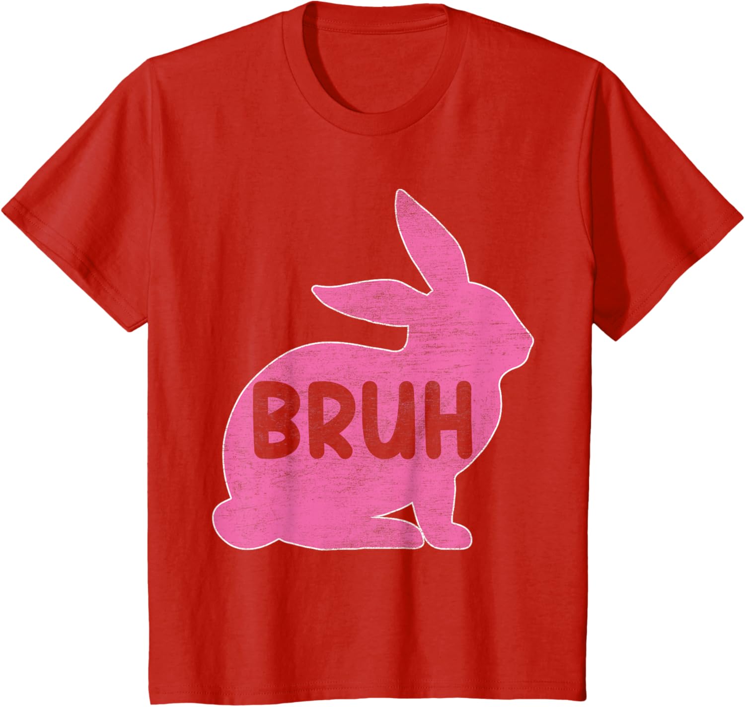 Bruh Meme Easter Day Funny Bunny Eggs Teens Boys Kids Men T-Shirt