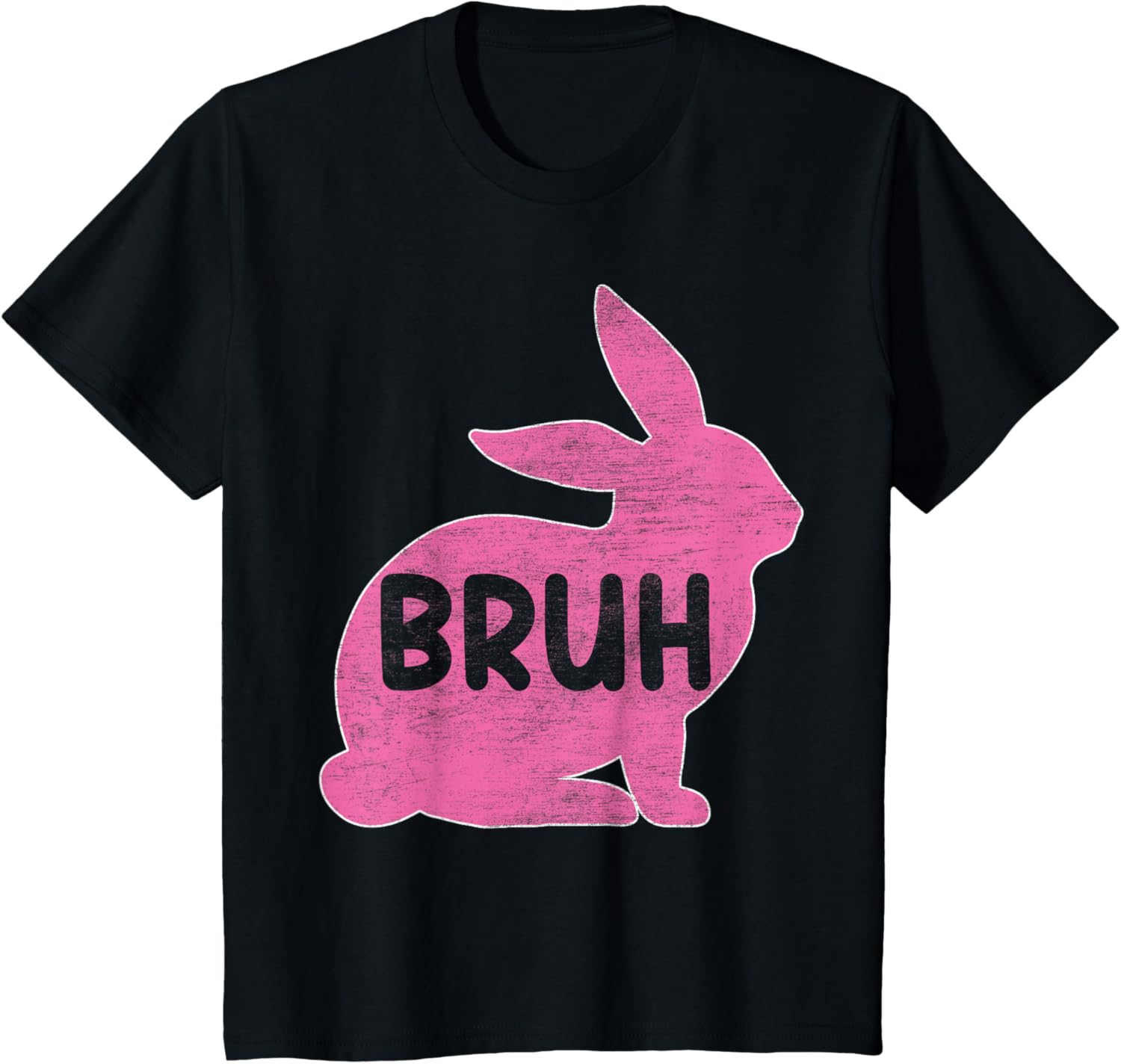 Bruh Meme Easter Day Funny Bunny Eggs Teens Boys Kids Men T-Shirt