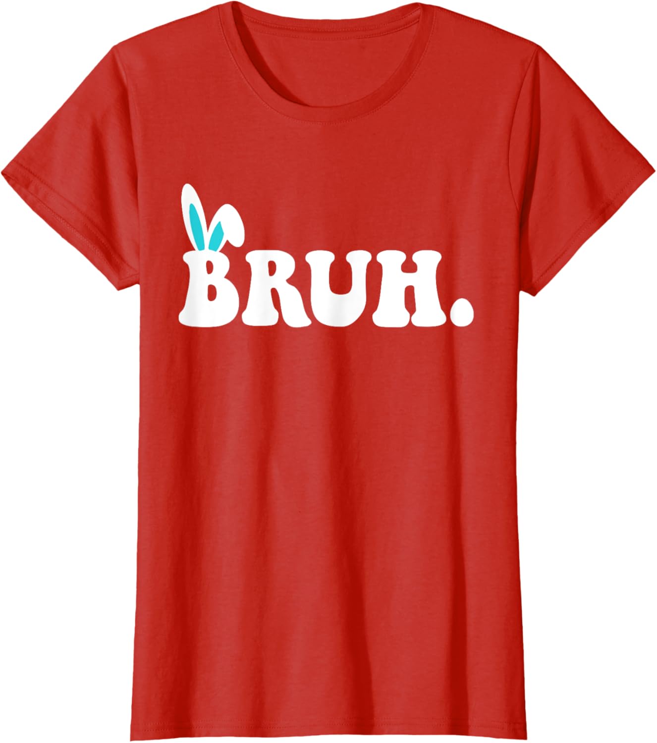 Bruh Meme Easter Day Funny Bunny Eggs Teens Boys Kids Men T-Shirt