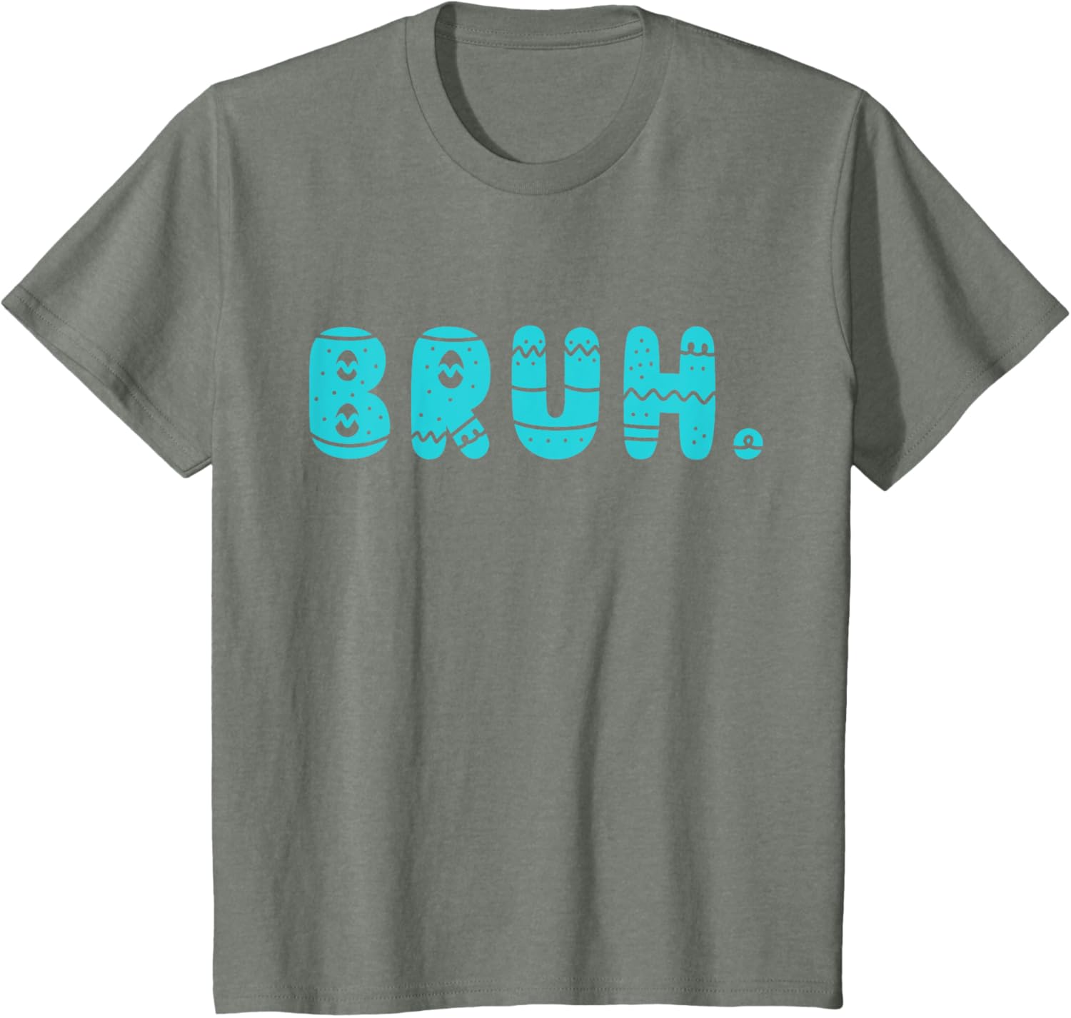 Bruh Meme Easter Day Funny Bunny Eggs Teens Boys Kids Men T-Shirt