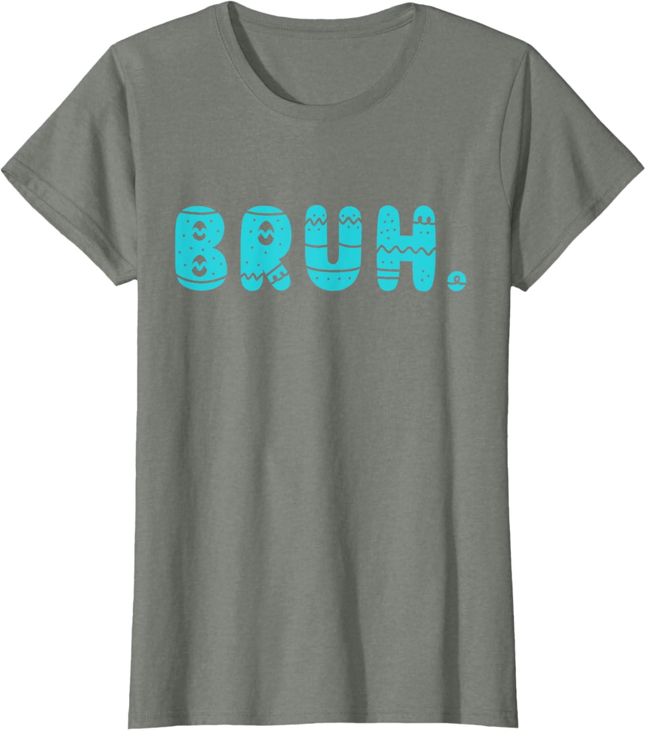 Bruh Meme Easter Day Funny Bunny Eggs Teens Boys Kids Men T-Shirt