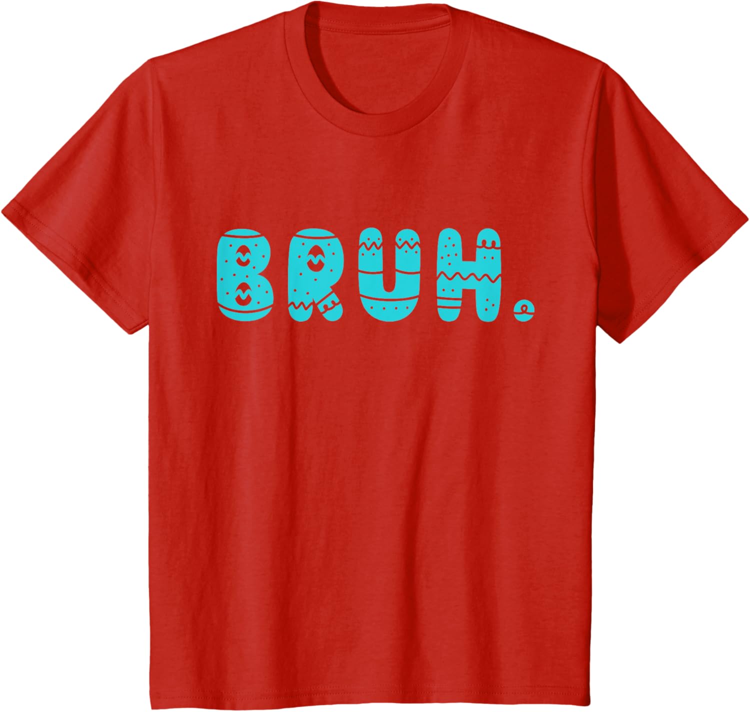 Bruh Meme Easter Day Funny Bunny Eggs Teens Boys Kids Men T-Shirt