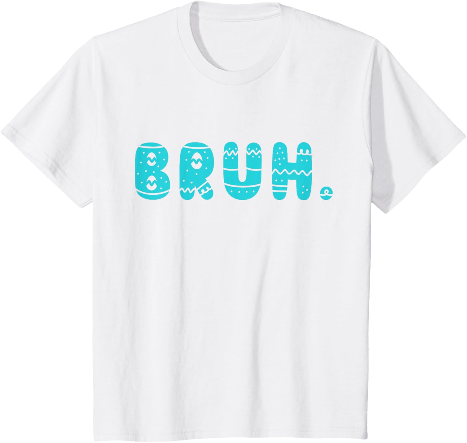 Bruh Meme Easter Day Funny Bunny Eggs Teens Boys Kids Men T-Shirt