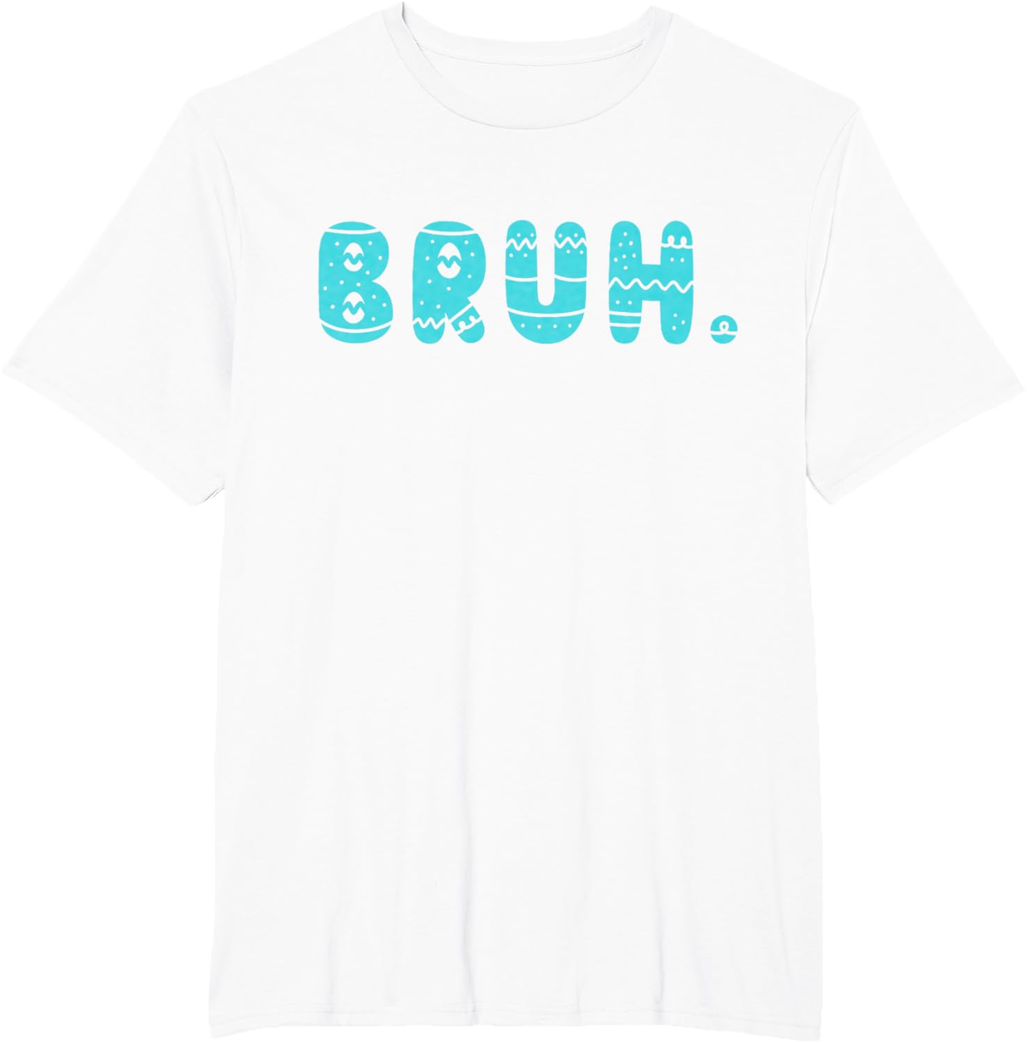 Bruh Meme Easter Day Funny Bunny Eggs Teens Boys Kids Men T-Shirt