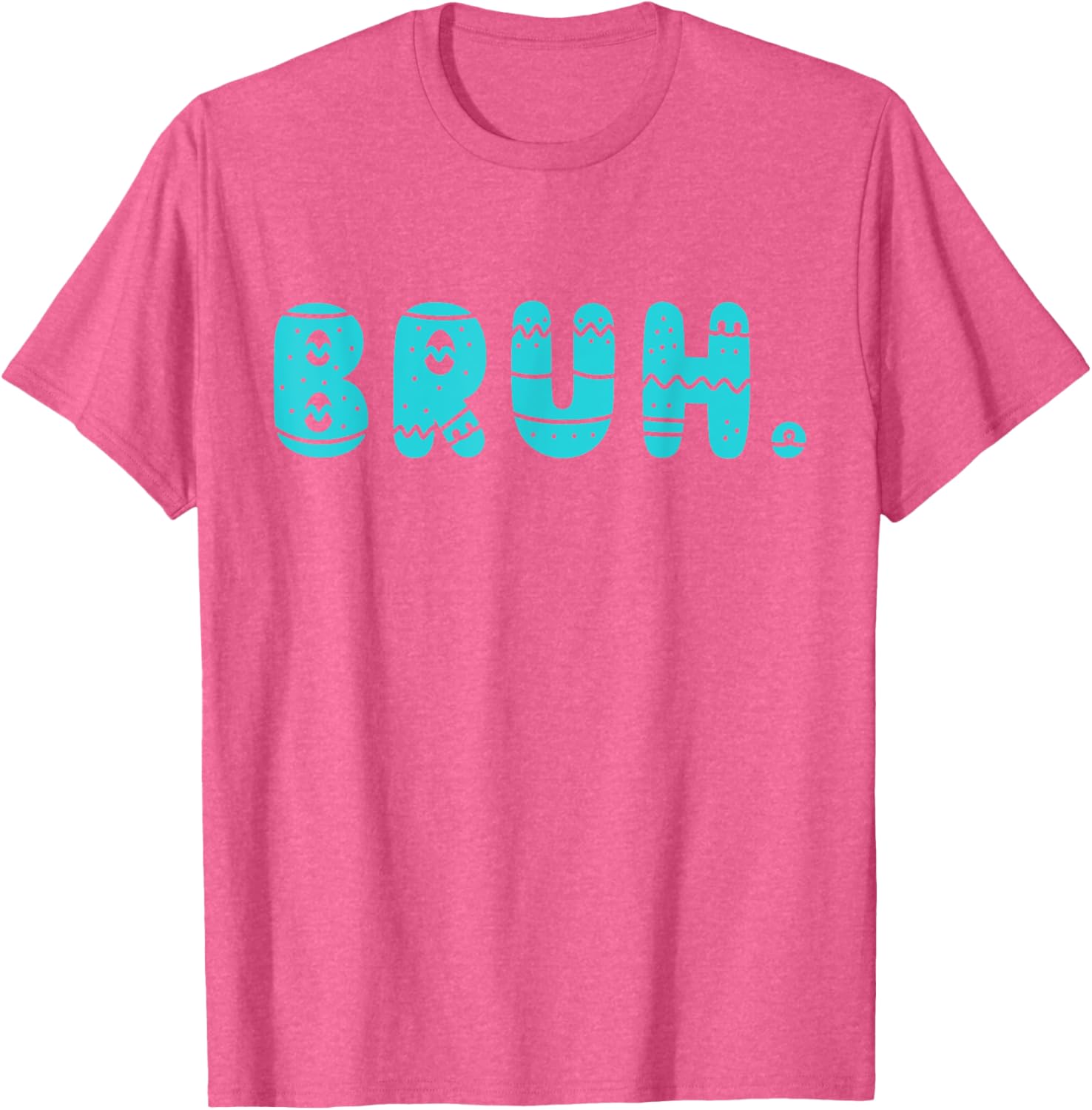 Bruh Meme Easter Day Funny Bunny Eggs Teens Boys Kids Men T-Shirt