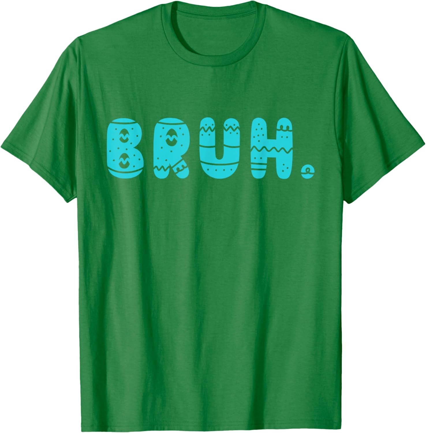 Bruh Meme Easter Day Funny Bunny Eggs Teens Boys Kids Men T-Shirt