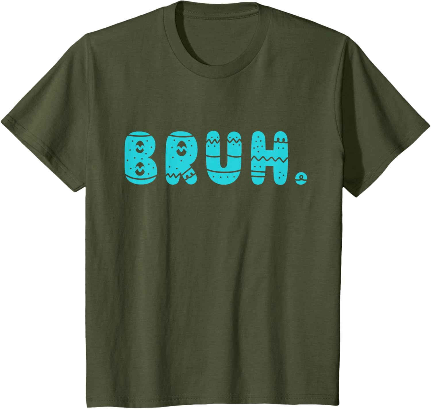 Bruh Meme Easter Day Funny Bunny Eggs Teens Boys Kids Men T-Shirt