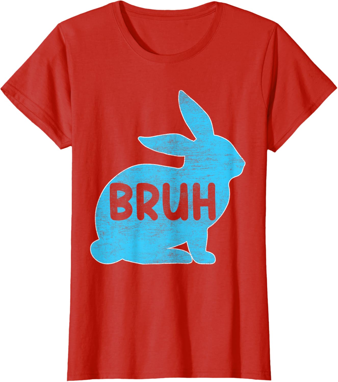 Bruh Meme Easter Day Funny Bunny Eggs Teens Boys Kids Men T-Shirt