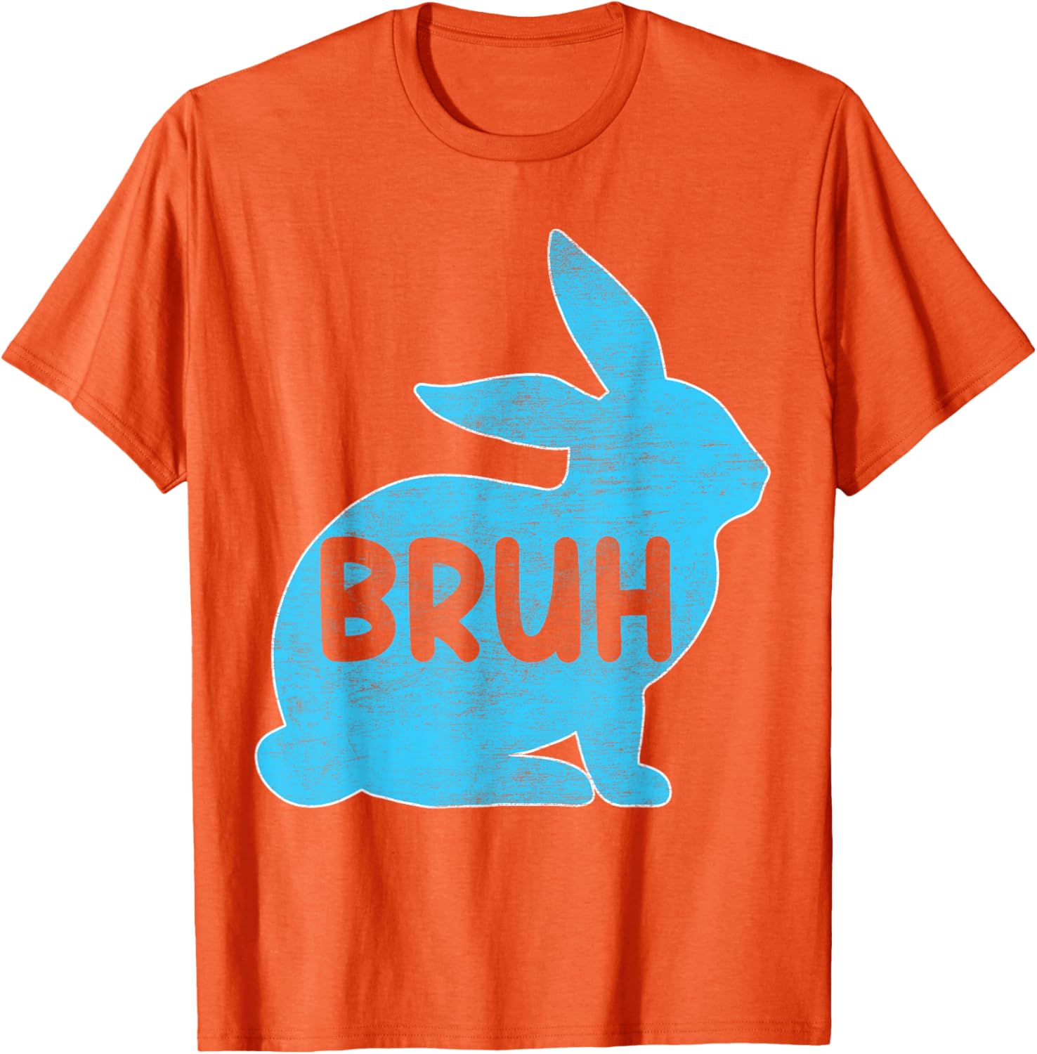 Bruh Meme Easter Day Funny Bunny Eggs Teens Boys Kids Men T-Shirt