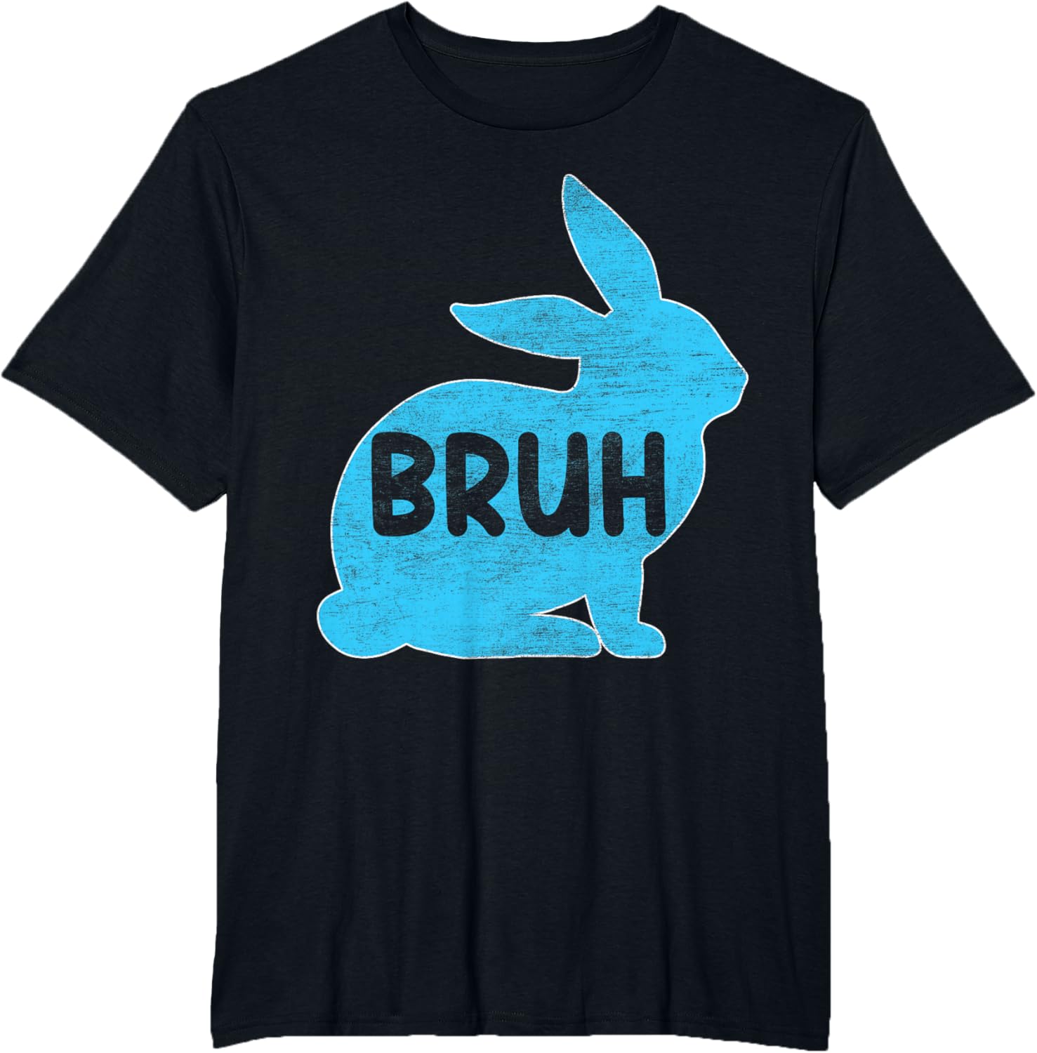 Bruh Meme Easter Day Funny Bunny Eggs Teens Boys Kids Men T-Shirt